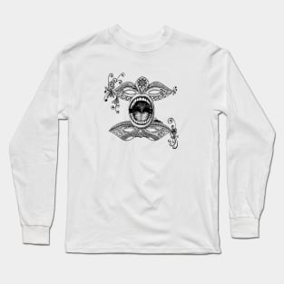 Weirdcore mouth and masks Long Sleeve T-Shirt